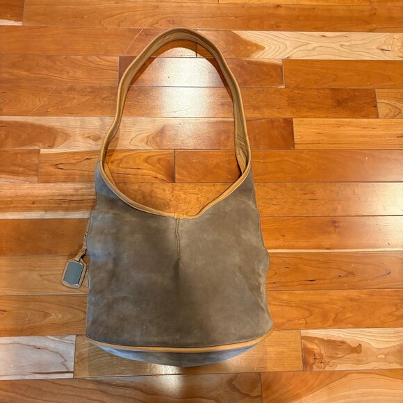 UGG Super Long Overland Hobo Brown Suede Sling Crossbody Bag - Picture 2 of 12